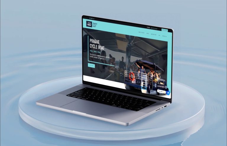 Mockup de sitio web diseñado por nuestro estudio de diseño web en Vilafranca del Penedès